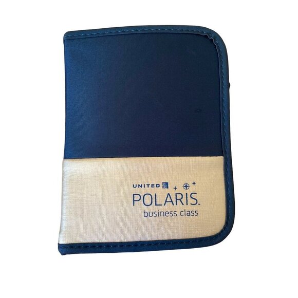 United‎ Polaris Business Class Amenity navy blue kit -NEW - Picture 2 of 13
